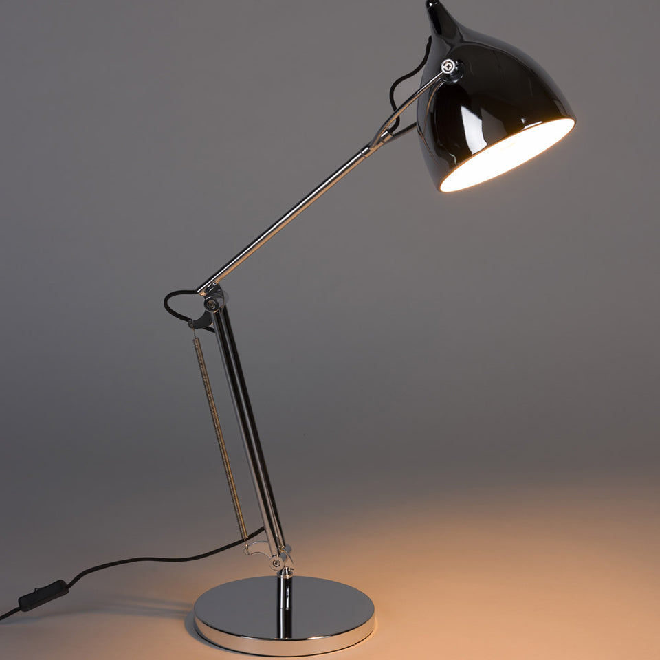 Reader - stolová lampa chrómovaná